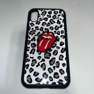IPhone XR rolling stones & cheetah print